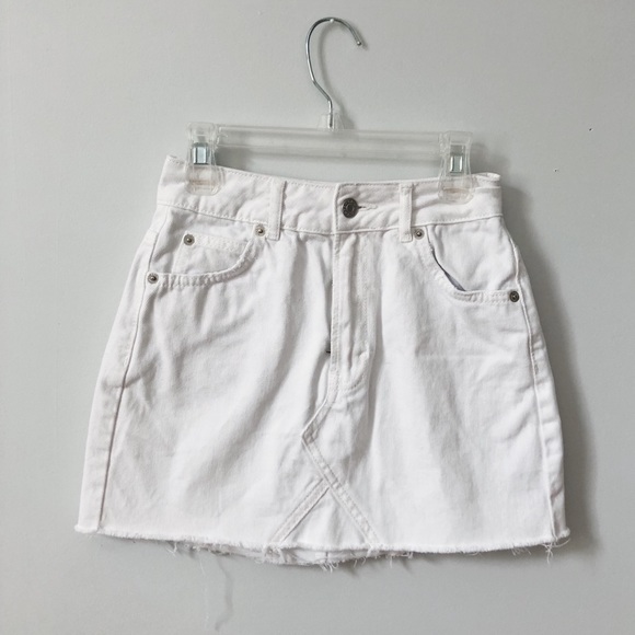 Topshop Dresses & Skirts - TopShop White Denim Skirt